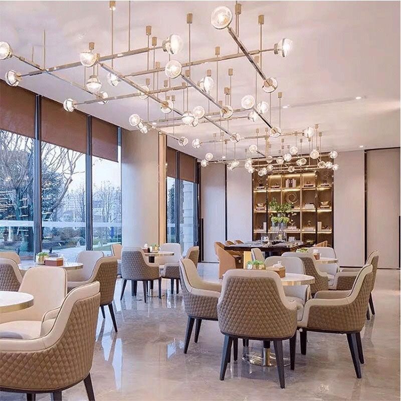 Hotel bar club restaurant table and chair with European style