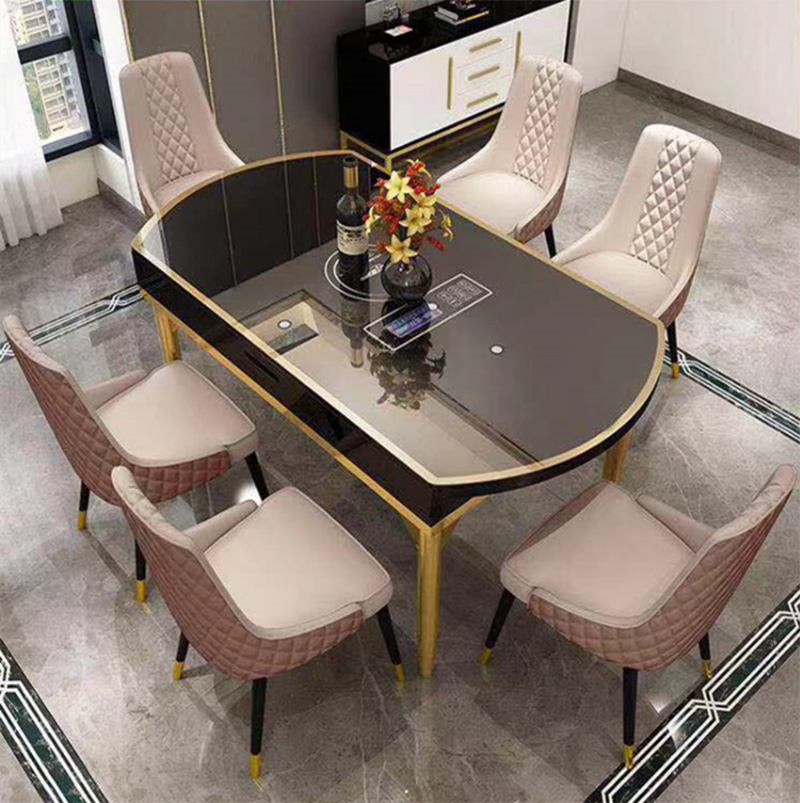 Dining room chair dinner latex chair with European style