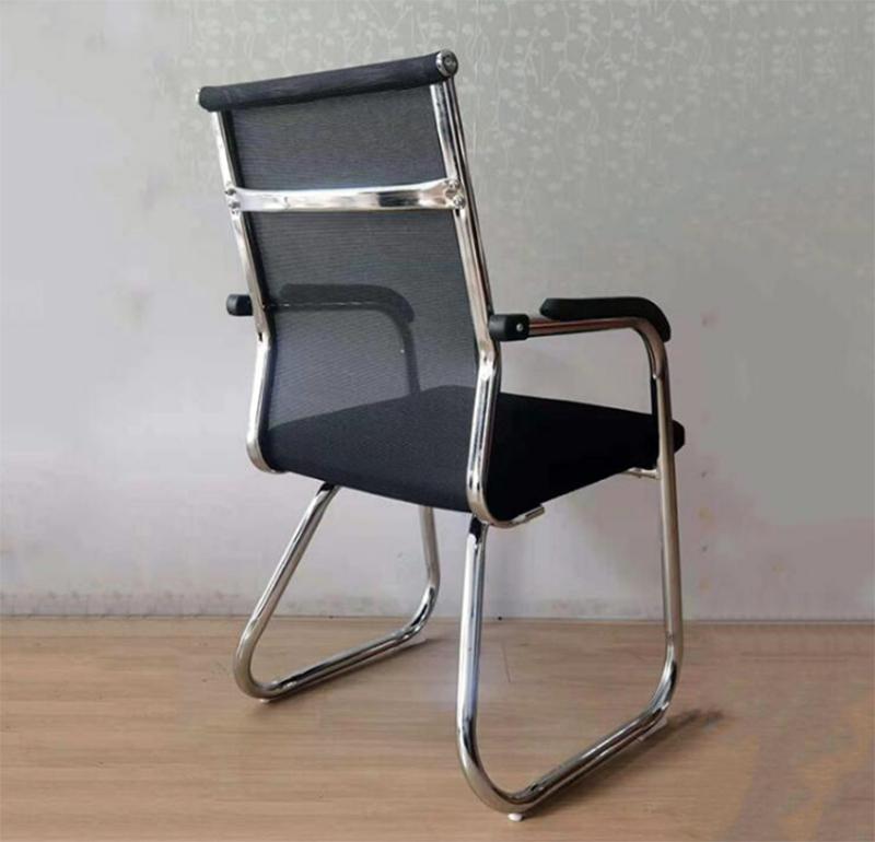 Mesh simple office chair with stainless metal leg sold at cost price