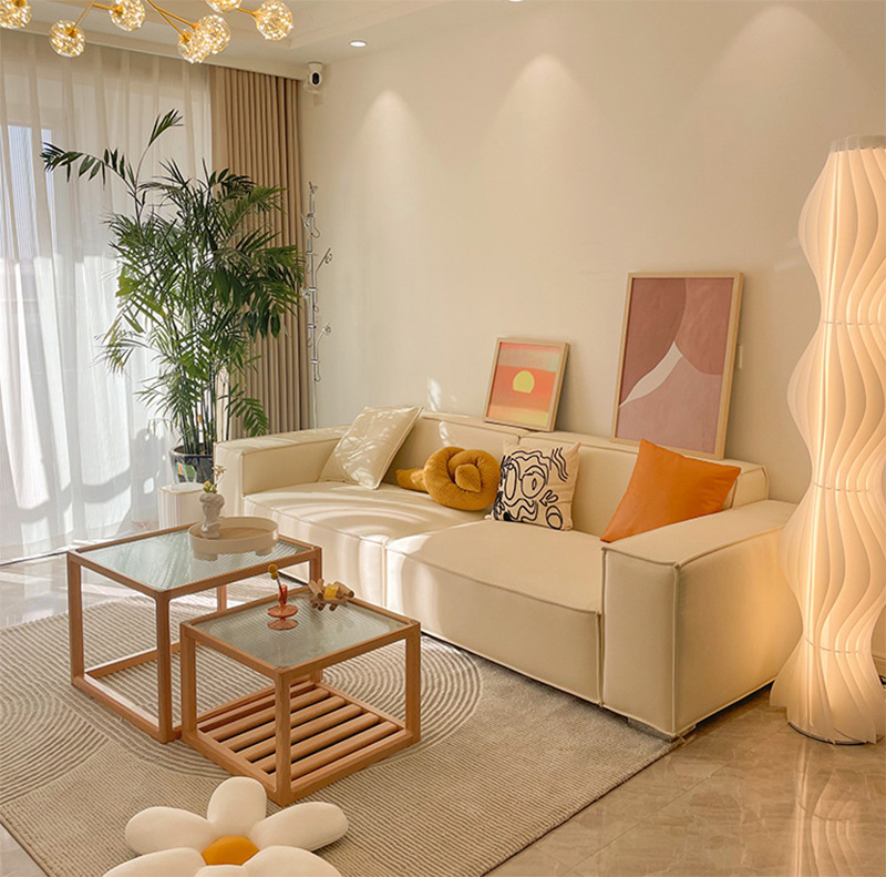 Recliner modular living room sofa set with latex cushion